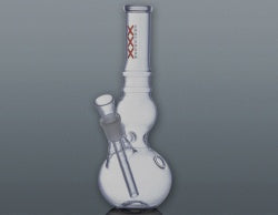 BONGO SZKLANE  O WYSOKOŚCI 19 CM I SZLIFIE DO CHILLUM 14,5 MM, ŚREDNICA 22 MM